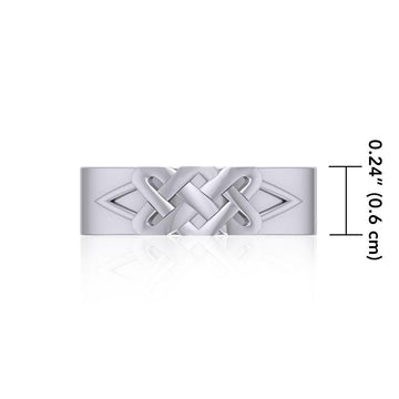 Celtic Knotwork Silver Ring SM225 - Jewelry